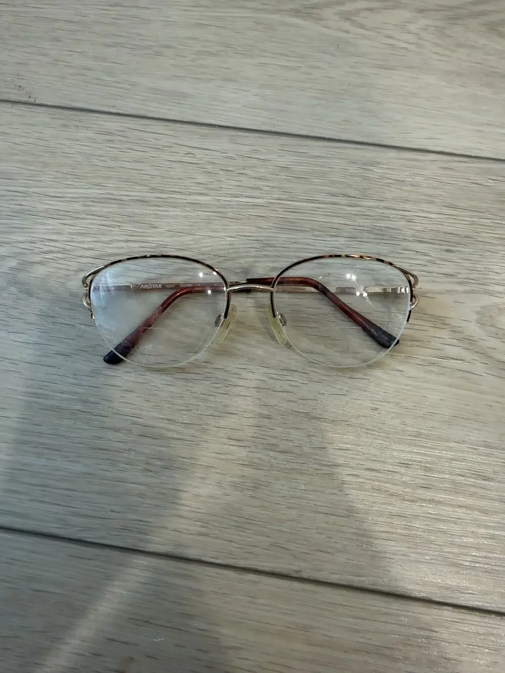 Aristar AR 6202 011 Brown Eyeglasses 52-17-130